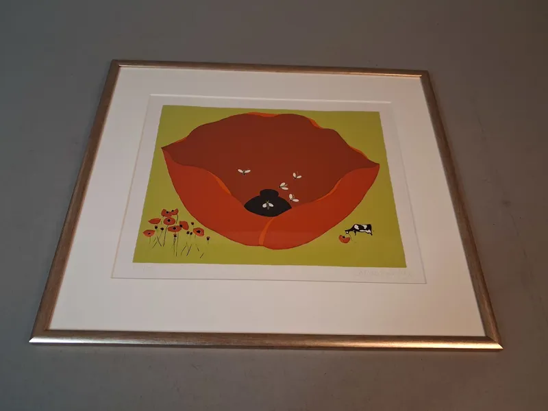GUNILLA KUMLIN. Litografi, signerad & numrerad 100/150.