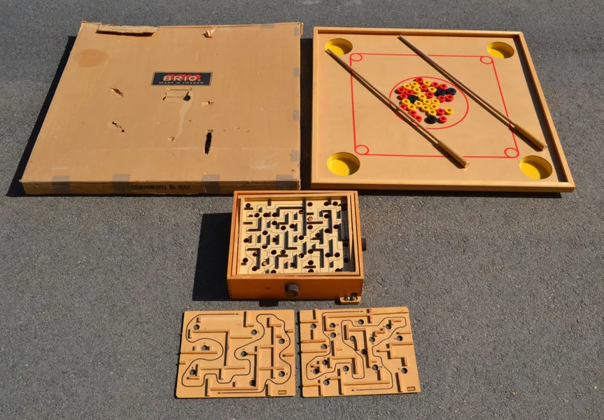 BRIO. Couronspel & Labyrintspel.
