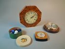 2 Barometer & klocka m.m.