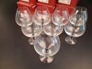 ERIKA LAGERBIELKE. 8 Cognacglas, "Intermezzo", Orrefors. 8 originallådor.