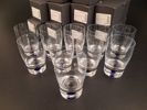 ERIKA LAGERBIELKE. 10 Tumblerglas, "Intermezzo", Orrefors, 10 originallådor.