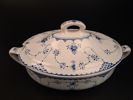 Soppterrin. Musselmalet dekor, Jugendstil, Villeroy & Bosch.