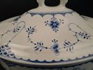 Soppterrin. Musselmalet dekor, Jugendstil, Villeroy & Bosch.