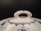 Soppterrin. Musselmalet dekor, Jugendstil, Villeroy & Bosch.