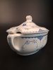 Soppterrin. Musselmalet dekor, Jugendstil, Villeroy & Bosch.
