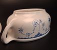 Soppterrin. Musselmalet dekor, Jugendstil, Villeroy & Bosch.