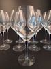 ERIKA LAGERBIELKE.  9 Vinprovningsglas/Vinglas, "Intermezzo", Orrefors. 8 originallådor.