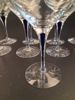 ERIKA LAGERBIELKE.  9 Vinprovningsglas/Vinglas, "Intermezzo", Orrefors. 8 originallådor.