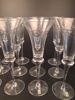 12 Champagneglas. LR, Tjeckoslovakien.