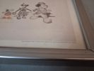 3 Små tavlor. Carl Julius Olja. Sova & Reiser Litografi Disney & Tryck Lasse Åberg.