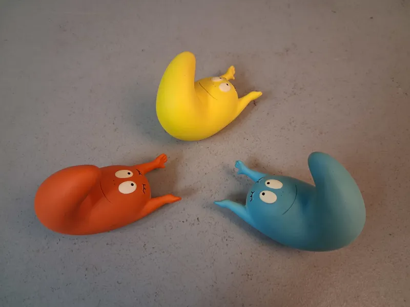 3 Hängare. Barbapappa Cat. Kodansha.