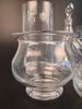 Diverse glas föremål. Cylinder, vas, ostbricka m.m.