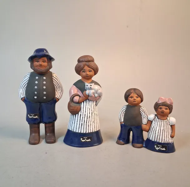 Gabriel keramik. 3 Delar. Familj. Ingegärd Burmeister.