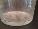 Jättestor cylinderskål, glas, Anna Nilsson.