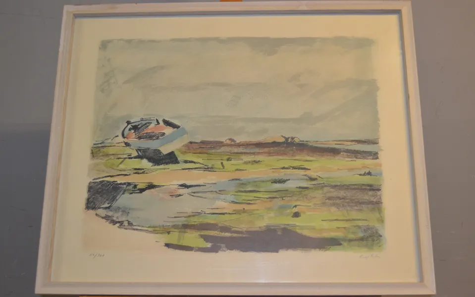 HUGO ZUHR. Litografi, signerad & numrerad 86/360.