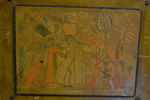 Läderrelief. Troligtvis Grekland, 1800/1900-talet.