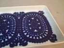 STIG LINDBERG. 2 Ugnsformar, "Blå Husar", Gustavsberg.