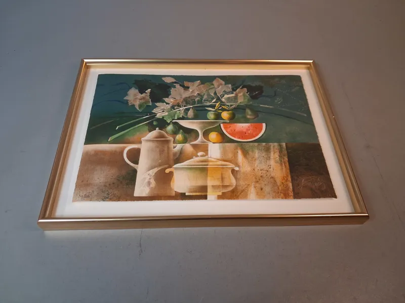 JOSEP BAQUES. Färglitografi, signerad & numrerad 243/250.