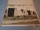 4 Original litografier av Louis Sparre. Wisby Ringmur.