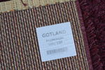 2 Ryamattor. "Gotland", Plommonfärg.