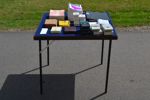 Spelbord & parti med Bridgespel.