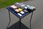 Spelbord & parti med Bridgespel.
