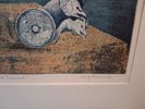 ULF EKLUND. "Afton vid Öresund" Orginaletsning, signerad, daterad1992 & numrerad 32/100.