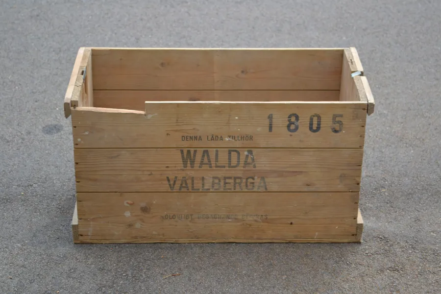 Ägglåda. "Wallda", Vallberga