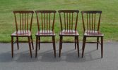 4 Pinnstolar. 1900-Talets första hälft, Stolfabriks AB, Smålandsstenar.