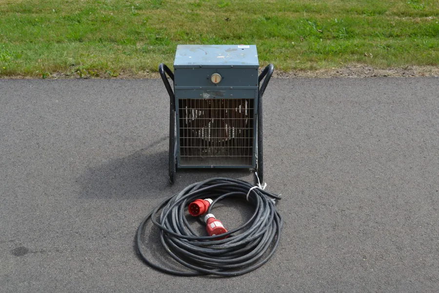 Byggfläkt med kabel. 3 Fas.