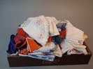 Diverse textil. Mestadels dukar.