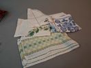 Diverse textil. Mestadels dukar.