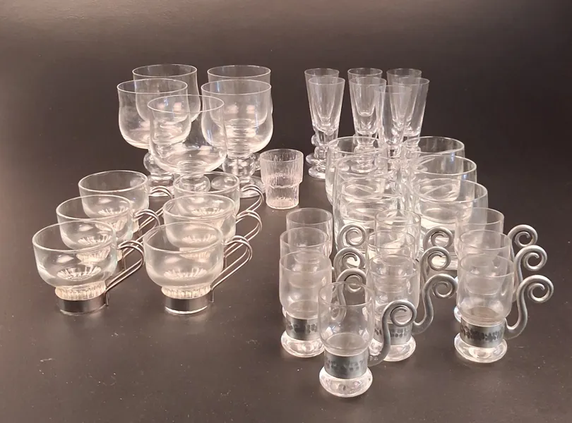 Diverse spritglas m.m.