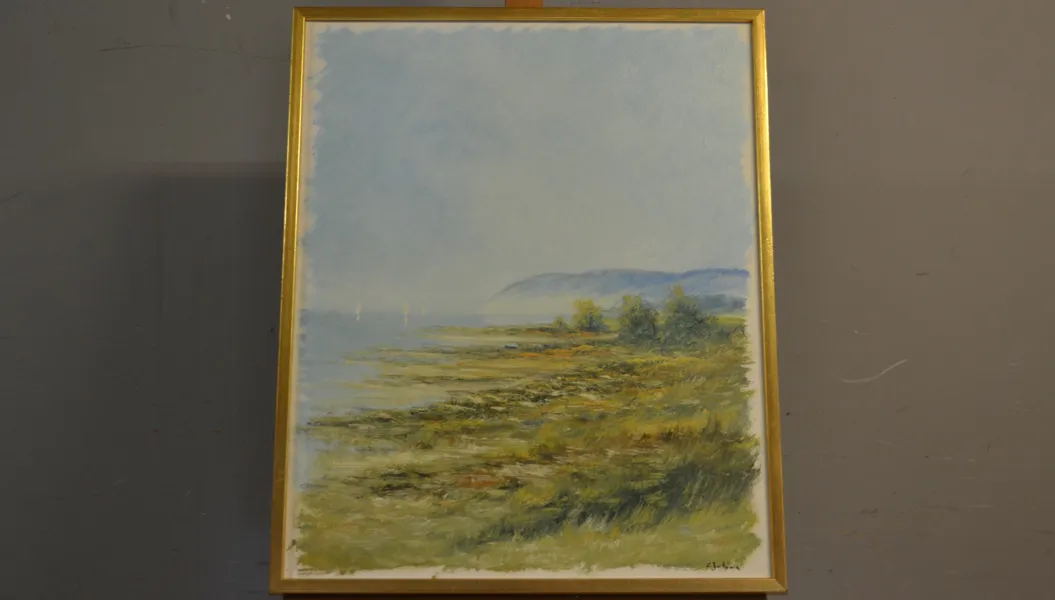 CARL JULIUS. Olja på duk, signerad.