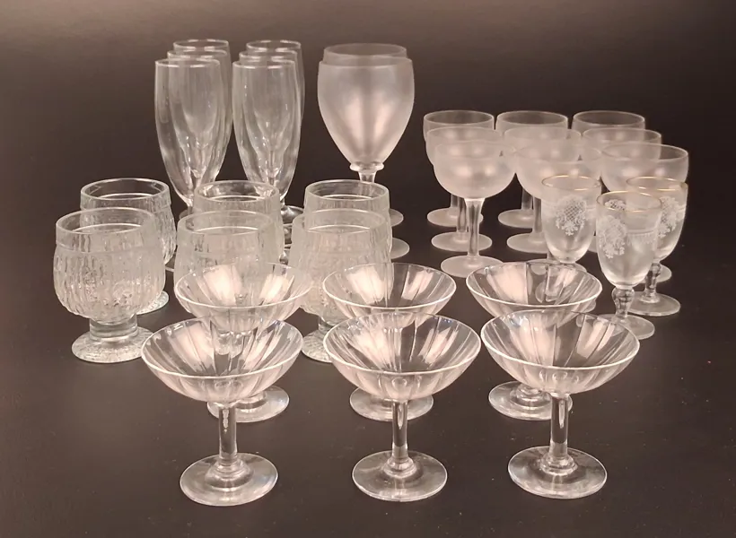 Diverse spritglas.