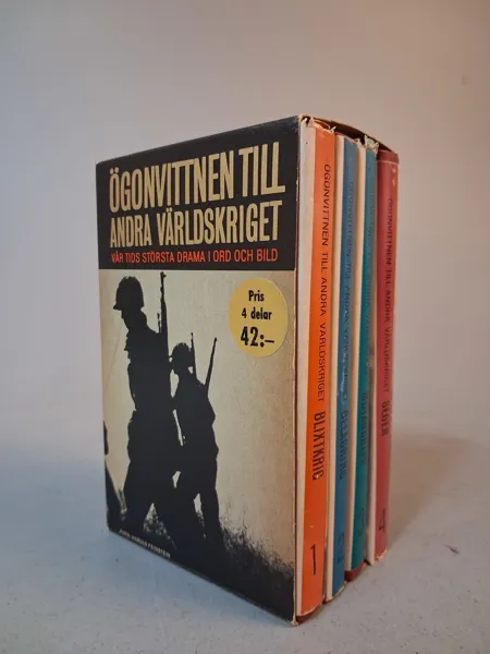 4 Böcker. Ögonvittnen till andra världskriget.