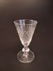 VICKE LINDSTRAND. 5 Snapsglas. "Diamant", Kosta.