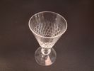 VICKE LINDSTRAND. 5 Snapsglas. "Diamant", Kosta.