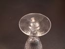 VICKE LINDSTRAND. 5 Snapsglas. "Diamant", Kosta.
