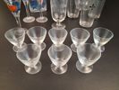 Diverse glas. Bl.a Karaff, snapps, glas m.m.