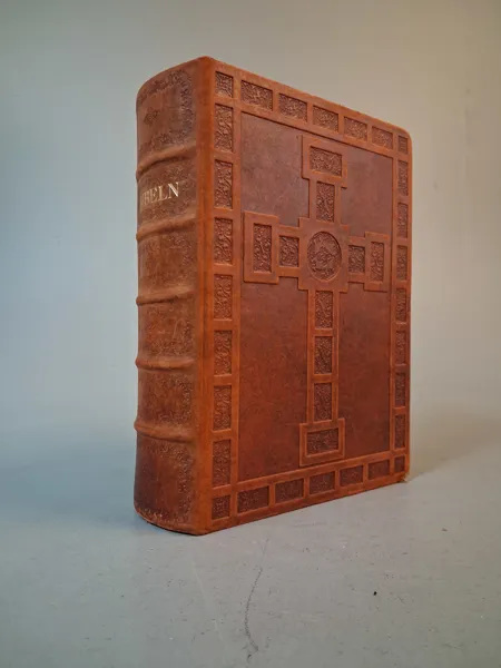 ILLUSTRERAD FAMILJE-BIBEL. 1950.