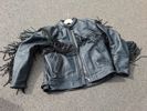 Skinnjacka. Hallman motor sport Euro 44 & Boots Indstrands . slitage ingen storlek.