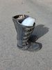 Skinnjacka. Hallman motor sport Euro 44 & Boots Indstrands . slitage ingen storlek.