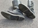 Skinnjacka. Hallman motor sport Euro 44 & Boots Indstrands . slitage ingen storlek.