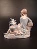 Figurin, Lladro. Flicka med blommor.