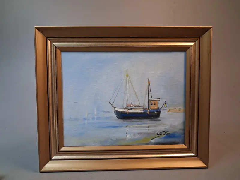 KAI SUNE. Olja på duk, signerad.