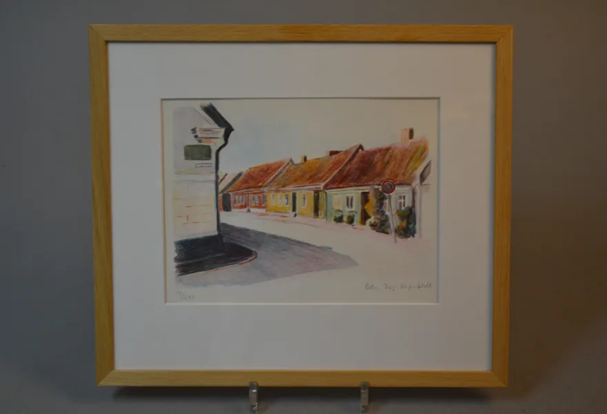 LILLAN BERG-HAGENFELDT. Litografi, signerad & numrerad 41/290.