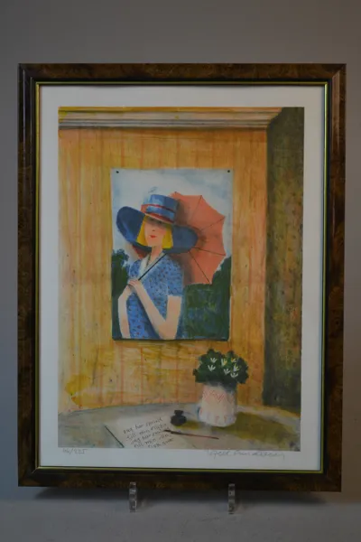 KJELL SUNDBERG. Litografi, signerad & numrerad 46/225.