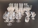 Diverse spritglas.