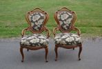 2 Stolar. Rokoko-stil, 1800/1900-talet.